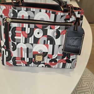 Dooney & Bourke Disney Black and Red Patterned Women's Bag
